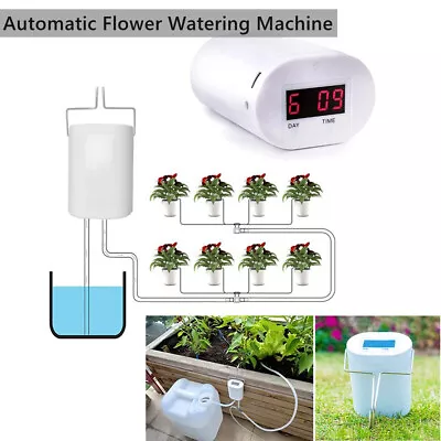 NEW Automatic Micro Drip Irrigation Watering System Kit Plant Garden Greenhouse • £17.95