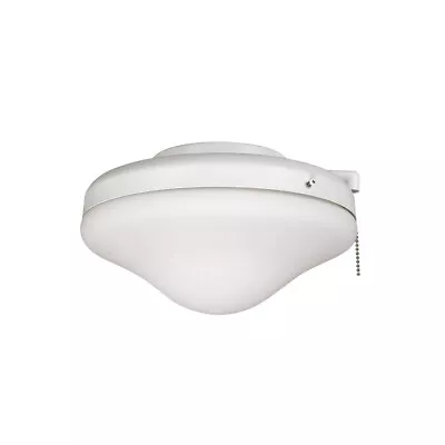 Craftmade All Weather Fan Light Kit White With Opal Frost Glass - ELK113-1W-W • $74.99