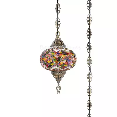 Mosaic Lamp15 Feet Chain Chandelier Hanging On The Ceiling(6.5  Rug Globe)  • $49.99