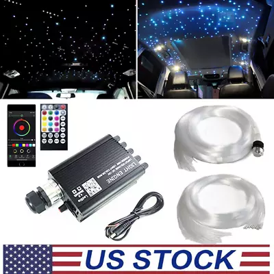 600 Car Headliner Meteor Star Light Kit Roof Shooting Ceiling Lights Fiber Optic • $134.96