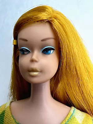 SPECTACULAR HAIR Vintage Color Magic Barbie Doll Low Color Blonde W/ Swimsuit • $1200
