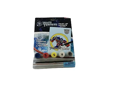 Transformers Paint By Numbers Party Favor Dark Of The Moon  • $17.99
