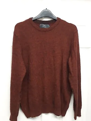 £8 • Buy Mens Wool Mix Brown Jumper Size Medium