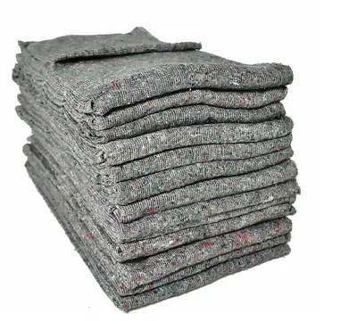 BEST WOOLEN FABRIC REMOVAL BLANKETS FURNITURE MOVING HIGH QUALITY 200x150cm • £36.70
