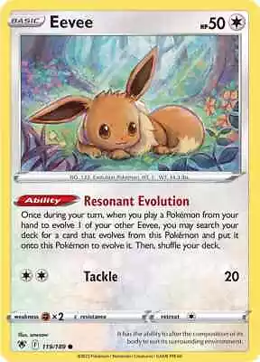 Eevee 119/189 Astral Radiance Pokemon Card - NM • $1.99