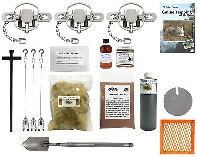 PcsOutdoors Basic Coyote Trapping Starter Kit - Huge Value! • $119.95