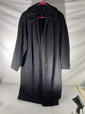 Vintage Imported Japanese Cashmere Cape Overcoat - Trench Coat .. Unique !! • $250