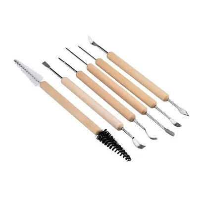£6.29 • Buy 11X Polymer Tools Modelling Clay Pottery Arts & Craft Sculpting Tool Set Carving