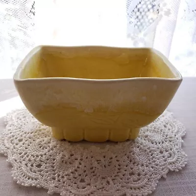 California Pottery Hand Painted Yellow Planter  CP 4806 • $28.49
