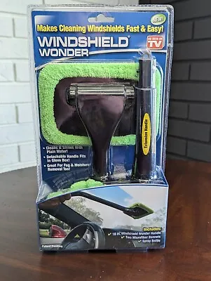 Telebrands Windshield Wonder Microfiber Long Handled Cleaning Tool • $19.99