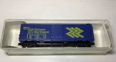 Model Power 3434 N Scale Ontario Northland 40' Boxcar #90710 (Knuckle Couplers) • $17.50