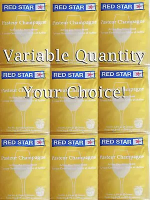 £12.42 • Buy You Pick From 1 To 10 Packs Red Star Pasteur Champagne / Premier Blanc - Wine 