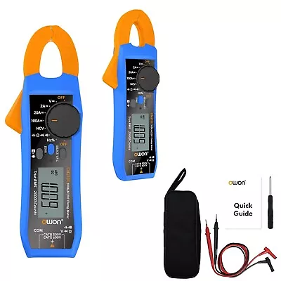 OWON CM210E Mini Digital Clamp Meter 100A AC DC Current Voltage True RMS Plie... • $55.44