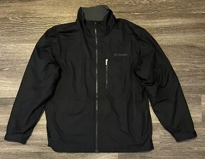 Columbia Mens Winter Coat Jacket Black Large • $24.97