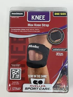 Mueller Sport Care Max Knee Strap Support Level Maximum One Size #59857 • $21.99