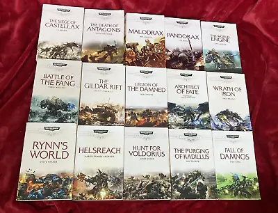 Space Marine Battles  15 Novels Set 1 To 15 Warhammer 40k Joblot • £159.95