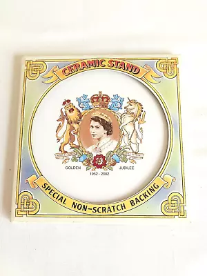 The Queens GOLDEN JUBILEE 1952 -2002 Ceramic Stand • £4.99