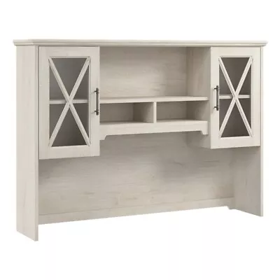 Bush Lennox Engineered Wood Hutch For Buffet Cabinet In Linen White Oak • $246.39