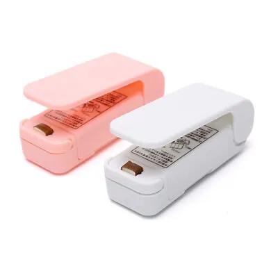 Portable Sealer Package Mini Sealing Machine Food Snack Clip Heat SealerB W02 • £2.31