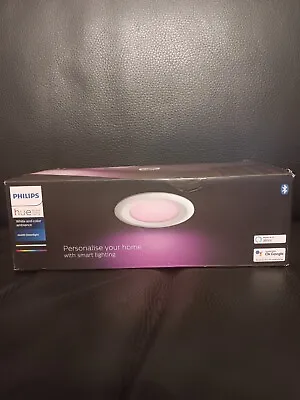 PHILIPS Hue White And Colour Ambiance Akari 90mm 240V Downlight - Bluetooth/WiFi • $105