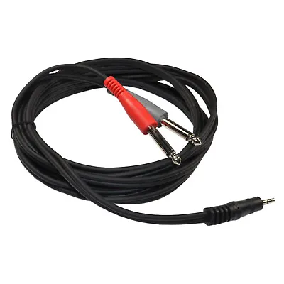 HQRP Cable 3.5mm 1/8 TRS A Doble 6.5mm 1/4 TS Para Mackie DB-1A / DB-1P MR5 • $14.45