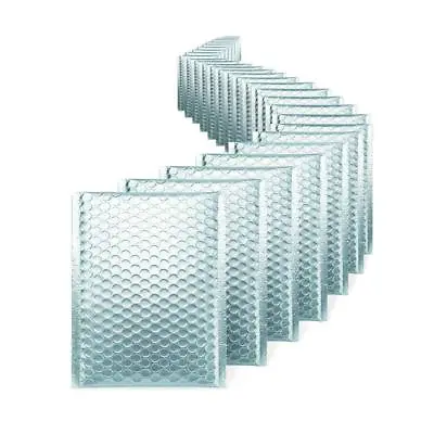 1000 #000 Matte Metallic Ice Blue Poly Bubble Mailers 4x8 (Inner 4x7) • $119.95