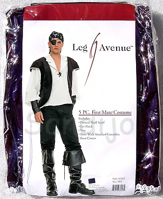 First Mate Pirate Costume Style 83262 Adult Men's 5 Piece Sizes: M/L XL • $14.99