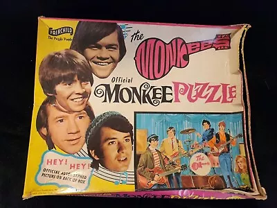 The Official Monkees Puzzle 340 Pc Rare Version  Stage Performance  1967 Vintage • $22