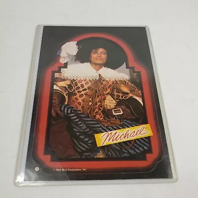 Michael Jackson Topps 1984 Super Stickers Card #9 New With Top Loader 7  X 5  • $6.49