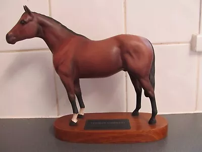 Beswick 1772 Brown Matt Stallion Horse Thoroughbred Connoisseur Plinth 70's • £49.95