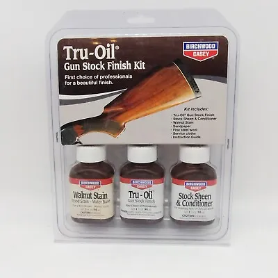 Birchwood Casey Tru-Oil Gun Stock Finish Kit. NEW. NIB. • $25.29