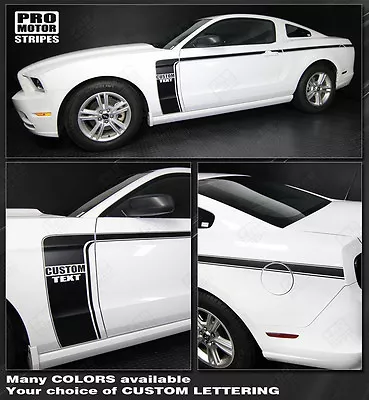 Ford Mustang Side Hockey Style Accent Stripes Decals 2010 2011 2012 2013 2014  • $59.50