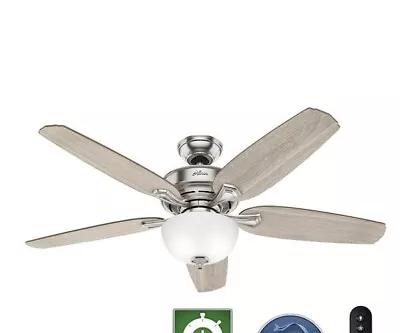 PARTS ONLY Hunter Channing 54 Brushed Nickel Ceiling Fan Replacement Parts • $9.99