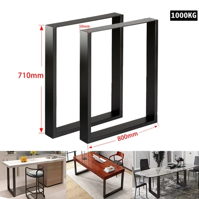 £31.22 • Buy 2PCS Industrial Steel Table Legs Furniture Stand For Dining/Bench/Office/Desk)
