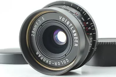 [MINT W/ Hood] Voigtlander COLOR-SKOPAR 28mm F3.5 Lens Black Leica L39 LTM JAPAN • $699.99