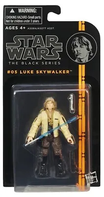 STAR WARS The Black Series 05 Luke Skywalker Action Figure RARE • £18.99