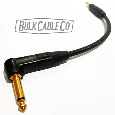 3 Ft -  Mogami 2524 Guitar Cable - Neutrik Right Ra To Straight St Gold Plugs • $31