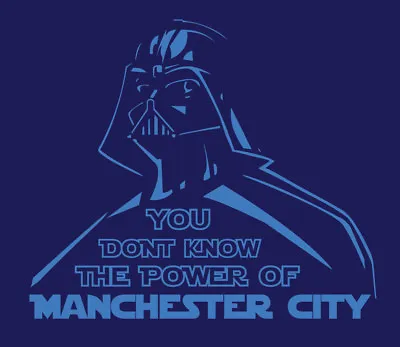 Darth Vader Manchester City Shirt Star Wars Football Soccer DeBruyne Aguero Pep • $23.99