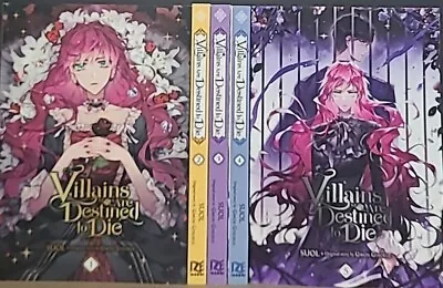 Villains Are Destined To Die Manga Vol 1-5 English Manhwa Set New SUOL In Color  • $92.70