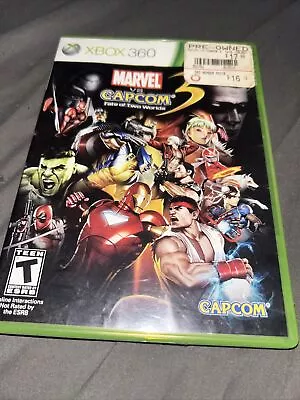 Marvel Vs. Capcom 3: Fate Of Two Worlds (Microsoft Xbox 360 2011) • $6