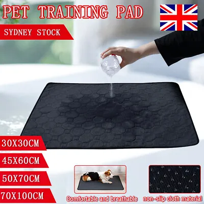 £11 • Buy Large Washable Pet Pee Pads Mats Puppy Training Pad Toilet Wee Cat Dog Supplies