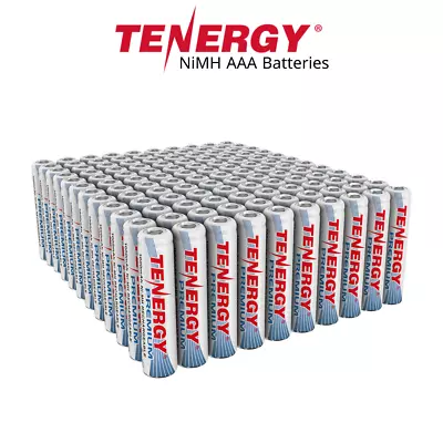 Tenergy Premium AAA 1000mAh High Capacity NiMH Rechargeable Batteries AAA Lot • $14.99