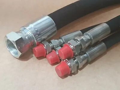 £11 • Buy Hydraulic Hose Made To Measure 3/8  Bsp Fittings 2 Wire ...