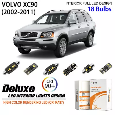 LED Interior Light Kit + License Plate Light Bulbs For Volvo XC90 2002-2011 • $23.40