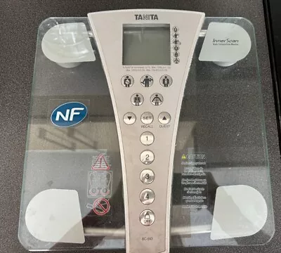 Tanita Inner Scan Body Composition Monitor Scale BC543 • £15