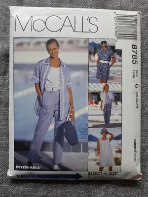 Vest Top And Trousers Sewing Pattern Mccalls 8785 Size 20-24 Read Description  • £4