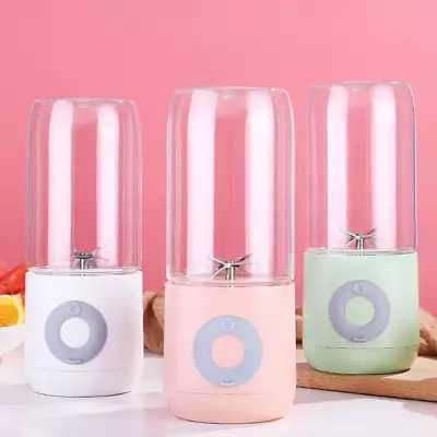 500ML Electric Juice Maker 6 Blade Portable Smoothie Blender Fast Delivery • £9.99