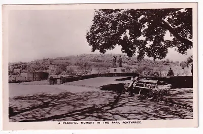£5 • Buy A PEACEFUL MOMENT IN THE PARK  PONTYPRIDD C1947