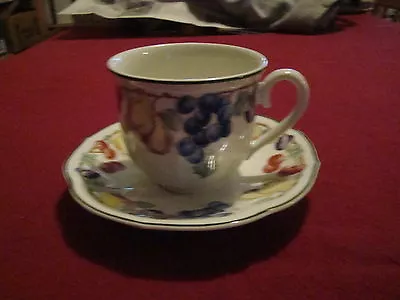 Villeroy & Boch Melina Cup & Saucer Very Good Free Shipping! • $15.99