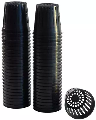  Lightweight Economy Net Pots - Thin Lip & Slotted Sides - For Hydroponics- 50 P • $19.02